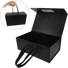 Beavorty Caja De Regalo Plegable De Mano Con Cierre Magntico Caja De Embalaje Rectangular Para Relojes Joyera Chocolates Perfumes Ideal Para Cumpleaos San Valentn Bodas - como se muestra en la figura - Ver 9