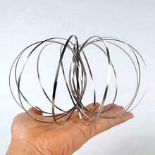 1pc Flow Ring Spinner Ring Arm Toy,Magic Ring Toy Flow Rings Kinetic Spring Bracelet,3D Kinetic Flow Rings Arm Slinky Arm Spinner Toy Mystical Flow Rings,Multi-Sensory Interactive Cool Party Dance Prop(Some Parts Are Sent Random) - Multicolor - View 10
