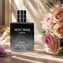 Men's Alluring Perfume, Sprays Out Charming Wine Fragrance, Long-Lasting Scent, Essential For High-End Parties, Woody Notes, Ideal Valentine's Day/Christmas Gift - 黑色的 - 查看 2