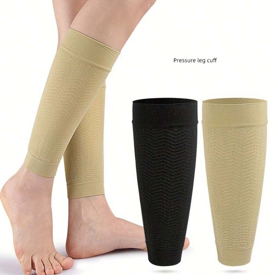 一双20-30mmHg压力腿套，带防滑袖口，确保贴合稳固。压缩袜采用透气面料，设计稳固。 - 彩色 - 查看 1