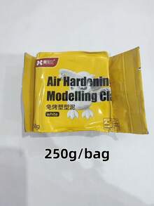 250克/500克 Chagall 专业级聚合物粘土，超轻，无需烘烤，风干，雕塑粘土，陶艺粘土，初学者必备工艺材料 - 彩色 - 查看 8