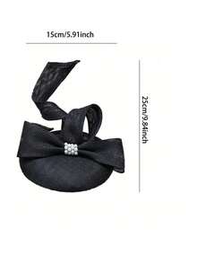 一顶优雅的复古迷你帽，适合赛马、嘉年华、单身派对、宴会、下午茶、高顶礼帽、德比帽、迷你头饰、迷你帽、学校用品、礼物、婚礼和其他场合。