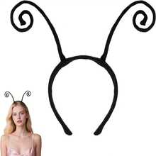 3pcs Adjustable Headbands With Butterfly, Bee And Insect Antenna Designs - Suitable For Christmas, Halloween And Theme Parties - Multicolor - View 2