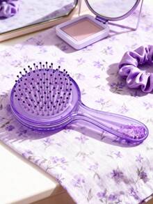 Urban Decay Purple Air Cushion Hair Brush, Scalp Massager, Volumizing Hair Brush, Detangling Hair Brush, Hair Styling Tool, Hair Brush, Massage Brush, Purple Hair Brush, Volumizing Hair Brush, Long Hair Brush, Styling Brush - Purple - View 7