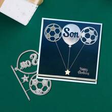 创意气球切割模具、DIY剪贴簿相册和压花模板、贺卡制作工具、卡片纸切割工艺品、礼品卡制作模板模切。