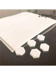 240/480/760pcs Thick Double-Sided Hexagon Foam Tape - Creative DIY Craft, High Adhesive Glue, Suitable For Hotel Cards, Back To School Essential