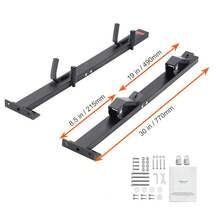 Trimmer Rack, 2 Place Weeder Trimmer Rack, Trim Holder Trailer Rack Carrier With Zinc Alloy Password Lock, Mount On Landscape Truck Trailer Enclosed Trimmer Rack  Eater Racks, Pair - Standing Type - 2-position - View 10