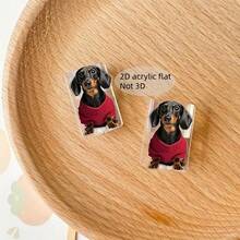 腊肠犬造型防咬数据线保护套，适用于苹果、Type-C 等手机数据线，防止断裂和刮擦 - 無色 - 查看 9