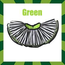Layered Clown Collar, Tulle Ruffled Fake Collar Mesh Clown For Halloween Carnival Cosplay - Black - View 2