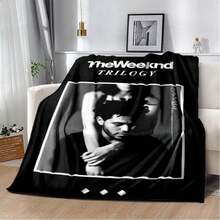 Weeknd X.O Plush Blanket – Soft Cozy Throw Bed, Sofa & Travel - 摩卡棕 - 查看 10