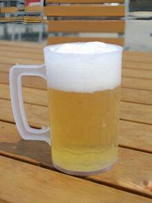 2pcs/4pcs/6pcs Plastic Beer Mugs, Large Capacity With Handle, Thick And Shockproof, Suitable For Barbecue And Cold Water - Multicolor - View 7