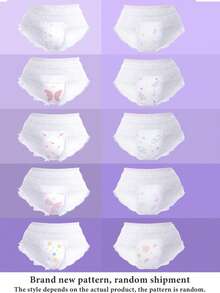 5/20 Pads, Menstrual Panties, Adjustable Style, Protective Underwear, Panty-Style Sanitary Napkins, Period Underwear, Disposable Underwear, Super Absorbent, Patented Design, Fresh And Comfortable, 3D Three-Dimensional Protection, Leak-Proof And Breathable, Highly Absorbent, Eliminates Odor, Sleep Soundly All Night, Suitable For Business Trips, Menstruation, Postpartum, Postoperative Care And Travel. - White - Adjustable - View 9