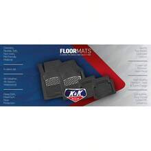 Auto Accessories Tapete 3D para coche de 8 libras de grosor, resistente, duradero, universal, zafiro, rojo, plato profundo para coches, SUV, camioneta - RojoZafiro - Ver 4