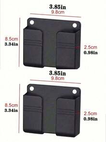 1 cái Giá đỡ điện thoại gắn tường không cần khoan, hộp đựng điều khiển từ xa đa chức năng, giá sạc điện thoại gắn tường, giá đựng sạc điện thoại cạnh giường, đồ dùng gia đình - Nhiều màu - Xem 12