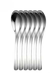 1pc/2pcs/6pcs Premium Stainless Steel Dinner Spoons, Classic Minimalist Design, Dishwasher , Suitable For Teachers, Christmas, Halloween, Harvest, Thanksgiving, Weddings, Perfect For Christmas And Thanksgiving Gifts - Silver - View 7