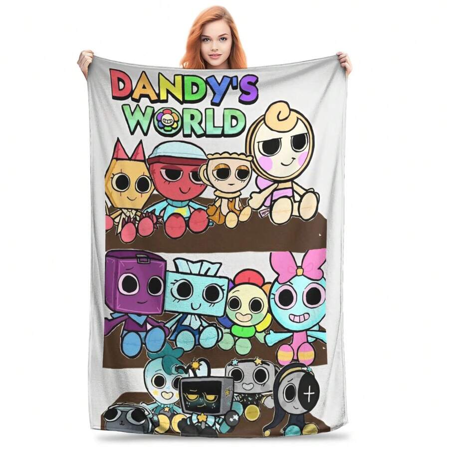 Dandys World Pebble  Fleece Blankets  Novelty Throw Blankets Home - 款式4 - 查看 1
