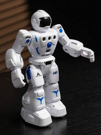 1pc Remote Control Robot Toy, Supports Remote Control/Gesture Sensing, Programmable RC Robot With Walking, Sliding, Singing And Dancing Functions, Rechargeable Robot Toy, Suitable For Boys And Girls, LED Light Eyes, Ideal For 3/4/5/6/7/8/9/10/11/12 Years Old Birthday, Halloween, Easter, Thanksgiving, Christmas, New Year Gifts (White)