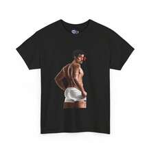 Benito PR - Conejo Malo - B Bunny - Unisex Heavy Cotton Tee (Original Design)- - màu đen - Xem 1