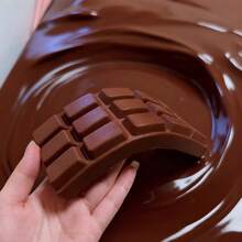 1pc High-Quality Simulated Chocolate Slow Rebound Squeeze Toy, Creative Stress Relief Gadget - Multicolor - View 7