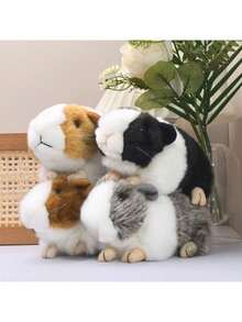 仿真可爱豚鼠毛绒玩具仓鼠玩偶，可爱漂亮的豚鼠毛绒玩偶，适合作为节日礼物、儿童礼物、圣诞礼物、惊喜礼物、感恩节礼物、朋友礼物、节日礼物、儿童节礼物、情侣礼物、情人节礼物、家庭礼物、创意趣味友谊礼物。 - 彩色 - 查看 8