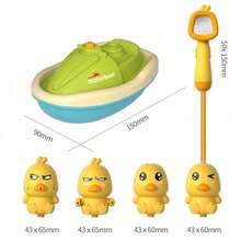 Electric Rotating Water Spray Duck Motorboat Shower Bath Toy For Kids - Multicolor - View 3