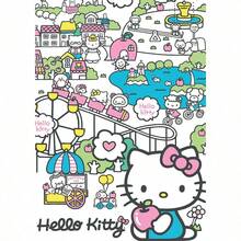 1 tấm poster Hello Kitty màu hồng dễ thương không khung, chống thấm nước và chống ẩm, có thể dán lên tường, thích hợp cho nhà ở, phòng khách, phòng ngủ, quán bar và các không gian khác, dùng để trang trí. - Nhiều màu - Xem 20