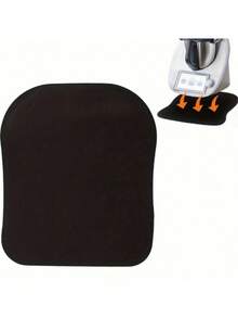 1pc Sliding Mat Suitable For All Thermomix TM5, TM6, TM21, TM31 Series, Multifunctional Kitchen Sliding Board, Kitchen Countertop Appliance Sliding Pad, Blender Mover, Applicable For Thermomix TM6, TM5, Coffee Maker, Blender, Toaster, Air Fryer And More - Black - View 3