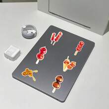 50 miếng dán trang trí hình quả sơn tra kẹo truyền thống Trung Quốc, món ăn mùa đông, dùng để trưng bày trong tủ kính, bình hoa. - Nhiều màu - Xem 9