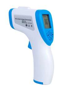Termómetro de frente infrarrojo sin contacto Termómetro digital infrarrojo sin contacto Temperatura corporal para adultos/bebés Temperatura al aire libre Todos los aspectos del cuidado del bebé - Blanco - Ver 6