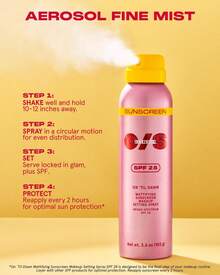 ONE/SIZE On 'Til Dawn Mattifying Sunscreen Makeup Setting Spray SPF 28 Travel Size 1.05 Oz - Sets Makeup For 16hrs, Sweat Resistant, Water Resistant, Easy To Reapply - 1.05盎司/30毫升 - 查看 3