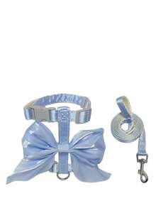 Adjustable Cat Leash, Anti-Escape Cat Lead With Shiny Bow Tie, Suitable For Walking Cats, Cats & Dogs, All Seasons - Multicolor - View 10