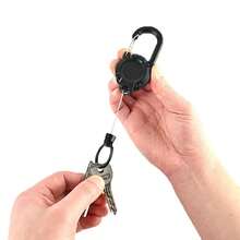 Steel Wire Retractable Key Chain - With Anti-Lost Function - Ideal For Outdoor Adventure, Bags And Car Keys - Great Gift Idea