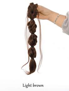 Wig Braids, Frayed Braids, Bubble Braids, Hair Clips, Twisted Long Braids, Wig Braids, Ponytail - Multicolor - View 8