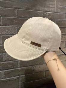 1pc Women's Drawstring Waffle Knit Baseball Cap, Fashionable Sun Protection Beach Travel Hat, Suitable For Spring/Summer - Sun Hat - View 17