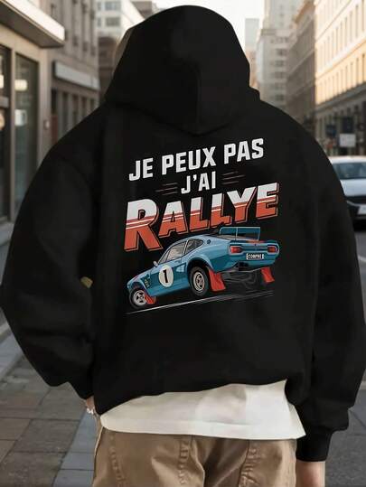 Sudadera con capucha casual para hombres - Sudadera estampada - Algodón - Sudadera deportiva para uso diario al aire libre - Sudadera versátil - Gran regalo