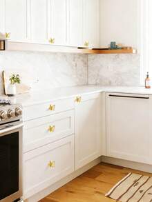 蝴蝶形抽屉拉手，锌合金蝴蝶形抽屉拉手，橱柜五金，适用于抽屉、浴室、衣柜、梳妆台和其他橱柜 - 彩色 - 查看 4