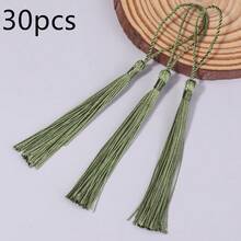 30 chiếc/gói Mặt dây chuyền tua rua bằng polyester kèm dây, tua rua nhiều màu sắc kiểu Trung Quốc, dài 8cm, thích hợp trang trí làm bookmark, móc khóa, đồ treo xe, dây đeo điện thoại, phụ kiện Hanfu tự làm. - Dây tua rua có dây treo - Xem 38