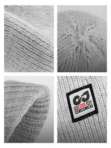 Cycling Long Windproof Warm Face Mask, Ear Warmer Knit Hat, Helmet Liner Cap - A - View 6