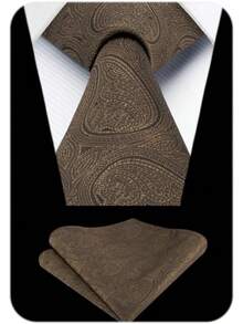 Tie Racks - 19 Brown Gold (Paisley) - View 7