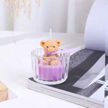 1 pezzo/scatola, Nuova candela profumata in cera di soia a forma di orsetto in stile Ins, cera di soia naturale, fragranza curativa, migliora l'atmosfera, adatta come regalo per compleanni, feste, festa della donna, Ringraziamento, anniversari, San Valentino, occasioni aziendali, decorazione da ragazza, il miglior regalo per fidanzate e amiche - Multicolore - Visualizzare 17