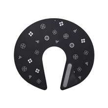 1pc Silicone Barber Cape Waterproof Hair Cutting Shoulder Pad Barbershops Non Stick To Hair Print Pattern Essential Barbering Tool Haircut Capes - Multicolor - View 6