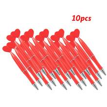 1/5/10/20pcs Valentine's Day Gift Creative Heart-Shaped Pens, Office Supplies Small Gift, Heart Pens, Holiday Items - Multicolor - View 13
