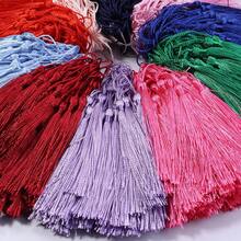 30 chiếc/gói Mặt dây chuyền tua rua bằng polyester kèm dây, tua rua nhiều màu sắc kiểu Trung Quốc, dài 8cm, thích hợp trang trí làm bookmark, móc khóa, đồ treo xe, dây đeo điện thoại, phụ kiện Hanfu tự làm. - Dây tua rua có dây treo - Xem 5