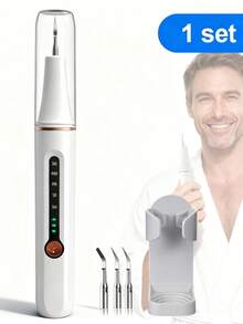 1 Set USB Rechargeable Electric Toothbrush With LED Light And Wall Mount Bathroom Storage Holder, 5 Modes And 4 Brush Heads, 500mAh Rechargeable Battery, Ideal Oral Care Device For Removing Stains, Tartar And Plaque, Bathroom Accessory, Also A Perfect Valentine's Day Gift! - White - View 9