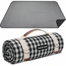 Mantas de picnic para exteriores, impermeables, grandes, tapete de playa, sin arena, plegable, con correa de transporte, manta de camping portátil, manta de parque para césped parque, senderismo, - a - Ver 13