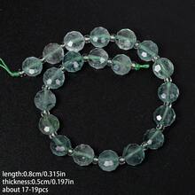 8x5mm Faceted Natural Stone Agate Quartz Beads Flat Round Loose Spacer Beading For Jewelry Making DIY Bracelet Necklace 7.5in - Beads - View 16