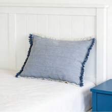 Multicolored Tassel Decorative Cushion, 45 X 50 Cm, In Bohemian Style, Suitable For Sofas And Bedrooms, Casual Sofa Cushions, Available In Sets Of 1, 2 Or 4 Pieces. - 深藍色 - 查看 2