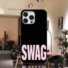 Phone Case - A Stylish And  Phone Case Featuring A Black Pink SWAG Urban Aesthetic Design, Suitable For Iphone 17 Pro Max, 17 Pro, And Air Models. It Offers Anti-Slip, Shockproof, And Scratch-Resistant Protection, Making It Compatible With For - 型號1(1件) - 查看 5