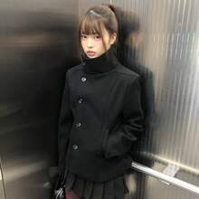 Women Coats - Black - View 4