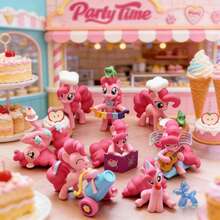 1 pieza Figura sorpresa de My Little Pony, hecha de material PVC, se puede usar como decoración de escritorio o dormitorio, adecuada para la temporada de regreso a clases, Navidad, Halloween, Año Nuevo, bodas o colecciones de fans - Multicolor - Ver 1